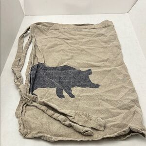 Crate&Barrel Beige apron